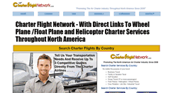 Desktop Screenshot of charterflightnetwork.com